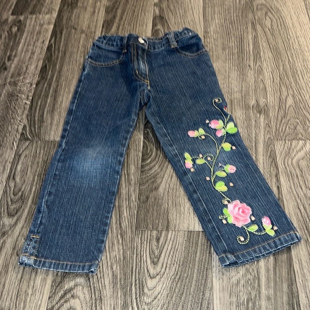 Embroidered jeans
